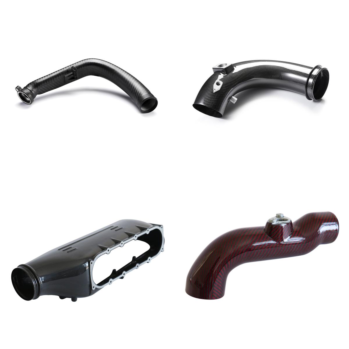 Custom Carbon Fiber Air Intake Tubes